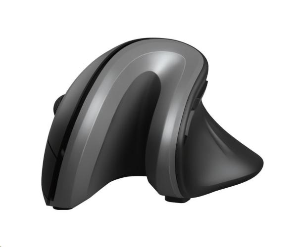 TRUST Verro Bezdrôtová ergonomická myš,  čierna