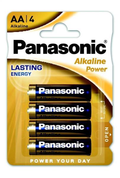 PANASONIC Alkalické baterie Alkaline Power LR6APB/ 4BP AA 1, 5V (Blistr 4ks)