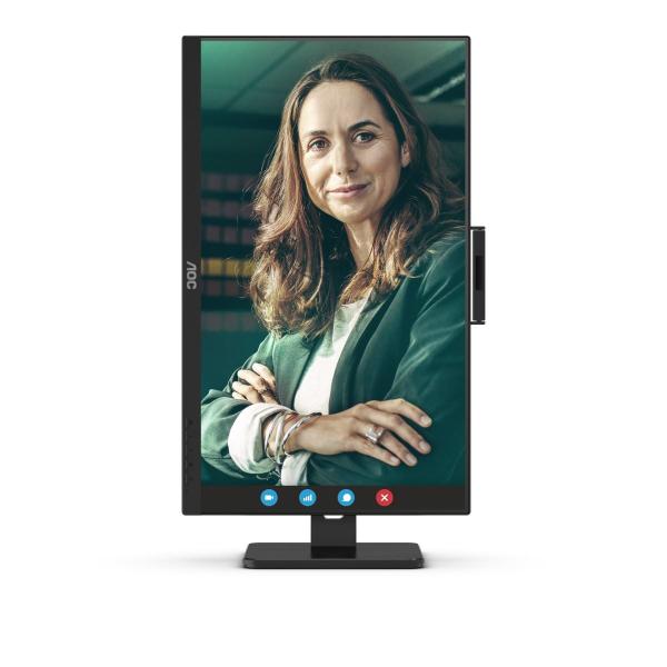AOC MT IPS LCD WLED 23, 8" 24P3CW - IPS panel,  1920x1080,  300cd,  2xHDMI,  DP,  USB-C,  4xUSB 3.2,  pivot,  repro,  webcam1