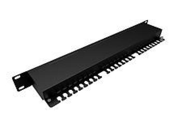 Solarix Patch panel Solarix 24 x RJ45 CAT5E STP 1U SX24-5E-STP-BK-N3