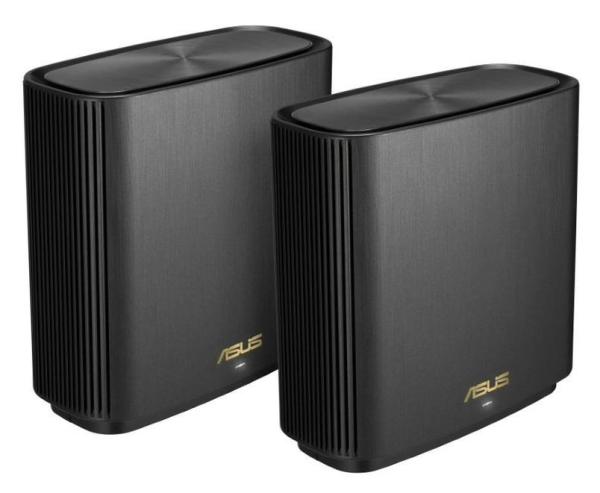 ASUS ZenWifi XT8 v2 2-pack black Wireless AX6600 Wifi 6 Tri-Band Gigabit Mesh system1