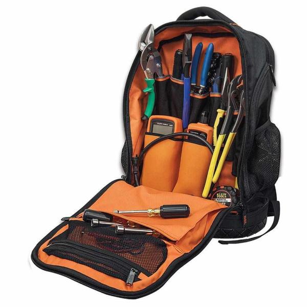 KLEIN TOOLS - Tradesman Pro™ Tool Bag,  batoh na nářadí - 25 kapes,  kapsa pro 17, 3" notebook3