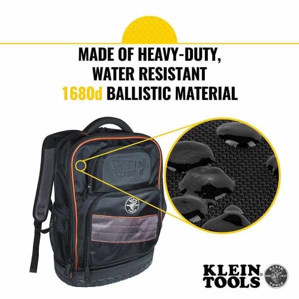 KLEIN TOOLS - Tradesman Pro™ Tool Bag,  batoh na nářadí - 25 kapes,  kapsa pro 17, 3" notebook7