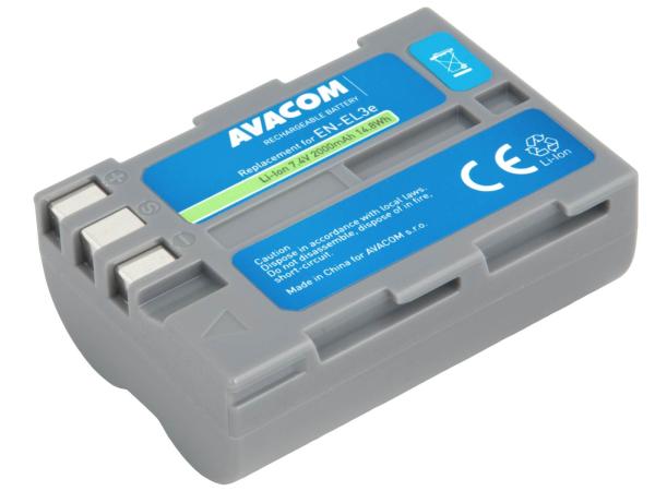 AVACOM baterie Nikon EN-EL3E Li-Ion 7.4V 2000mAh 14.8Wh