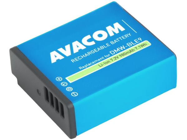 AVACOM náhradní baterie Panasonic DMW-BLE9,  BLG-10 Li-Ion 7.2V 980mAh 7.1Wh