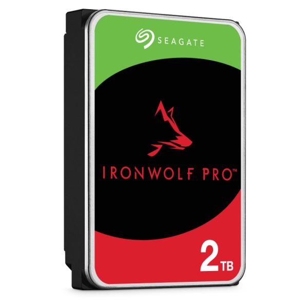 SEAGATE HDD 2TB IRONWOLF PRO (NAS),  3.5",  SATAIII,  7200 RPM,  Cache 256MB1