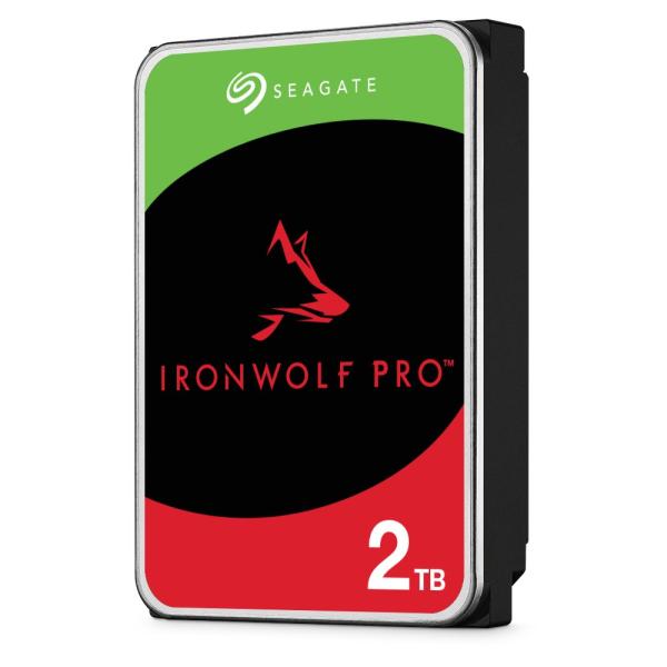SEAGATE HDD 2TB IRONWOLF PRO (NAS),  3.5",  SATAIII,  7200 RPM,  Cache 256MB2