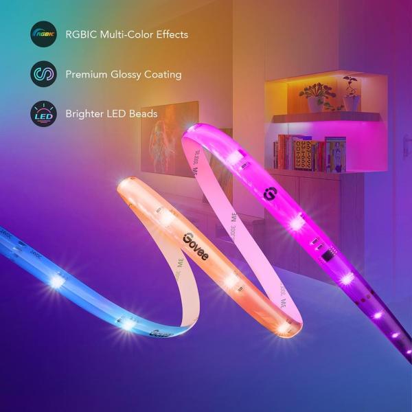 Govee WiFi RGBIC Smart PRO LED pásek 10m - extra odolný - poškozený obal (Komplet)4