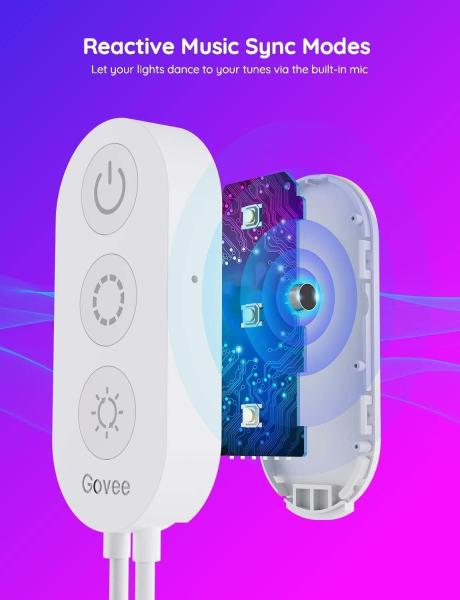 Govee WiFi RGBIC Smart PRO LED pásek 10m - extra odolný - poškozený obal (Komplet)2