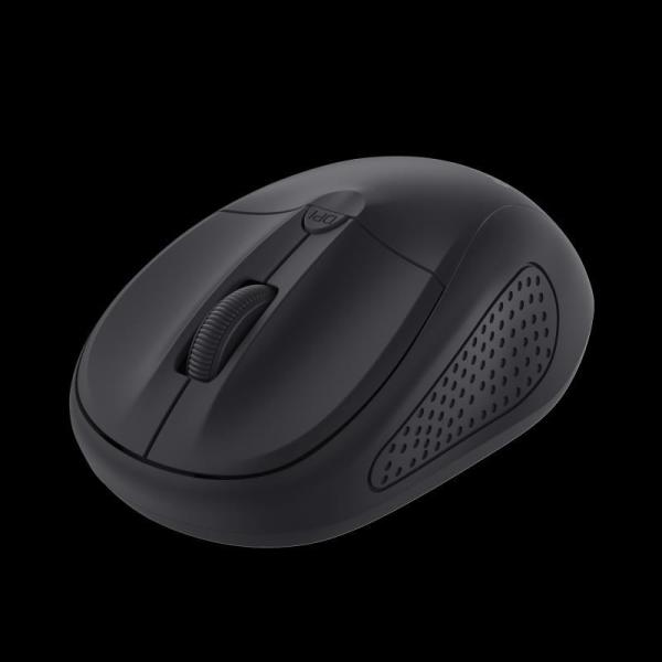 TRUST Myš PRIMO WIRELESS MOUSE MATT BLACK,  USB,  bezdrátová