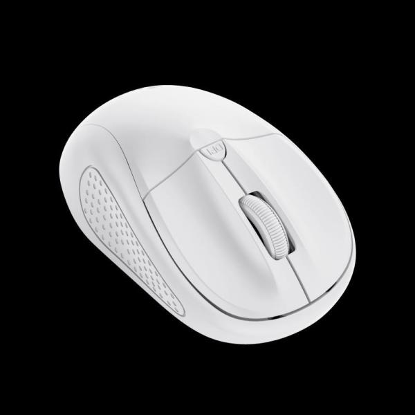 TRUST Myš PRIMO WIRELESS MOUSE MATT WHITE,  USB,  bezdrátová1