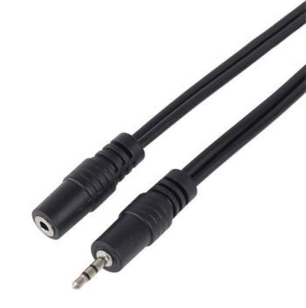 PREMIUMCORD Audio kábel 2, 5 mm Jack - predĺženie Jack 2 m (M/ F,  stereo)