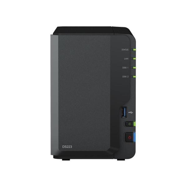 Synology DS223 DiskStation (4C/ RealtekRTD1619B/ 1, 7GHz/ 2GBRAM/ 2xSATA/ 2xUSB3.2/ 1xGbE)