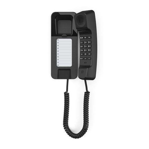 Gigaset DESK 200 - nástěnný telefon,  černý0