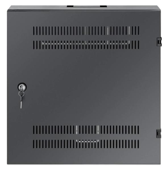 Intellinet Low-Profile 19" Cabinet,  4U Horizontal and 2U Vertical Rails,  nástěnný rozvaděč,  černý1