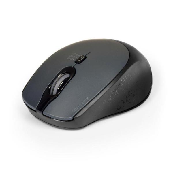 PORT bezdrátová myš SILENT,  USB-A/ USB-C dongle,  2, 4Ghz,  1600DPI,  černá