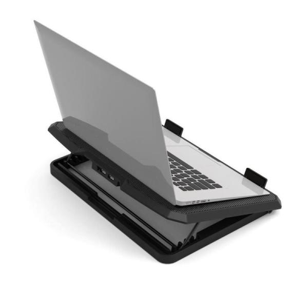 PORT chladící stojan na notebook COOLER PRO,  2x USB,  černá0