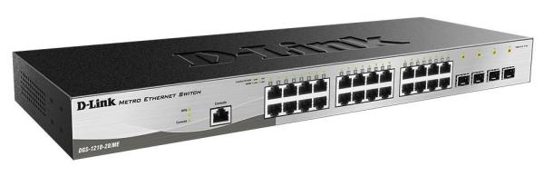 D-Link DGS-1210-28/ME 28-Port Gigabit Metro Ethernet Smart Switch, 24x GbE, 4x SFP, fanless2