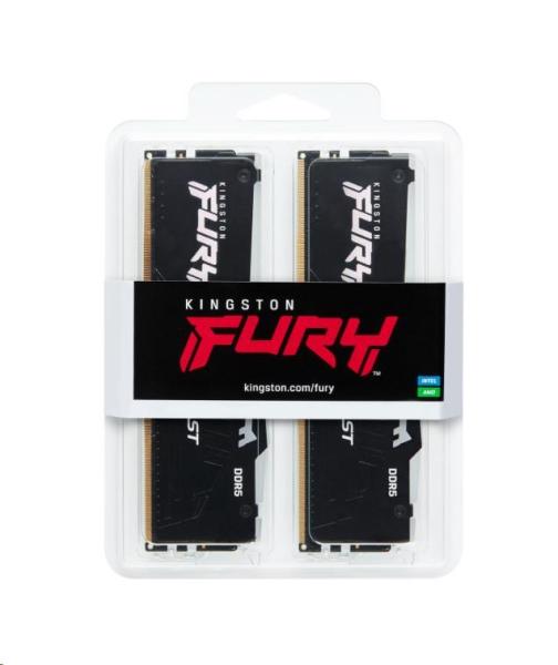 KINGSTON DIMM DDR5 64GB (Kit of 2) 6000MT/ s CL40 FURY Beast RGB XMP1