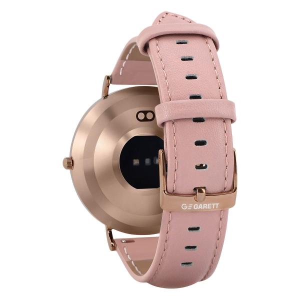 Garett Smartwatch Verona zlatá,  růžový řemínek3