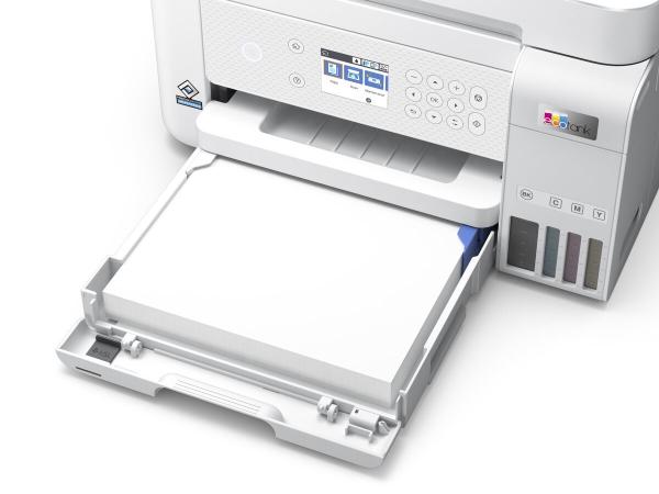 Atramentová tlačiareň EPSON EcoTank L6276, 3v1, A4, 1200x4800dpi, 33 str./min, USB, Wi-Fi, LAN, biela, 3 roky záruka po6