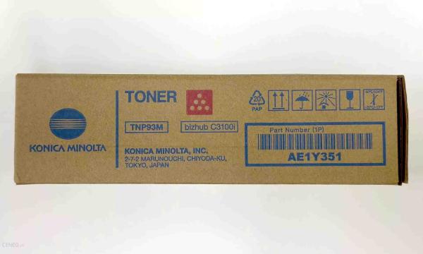 Minolta Toner TNP-93M,  purpurový do bizhub C3100i (4k)