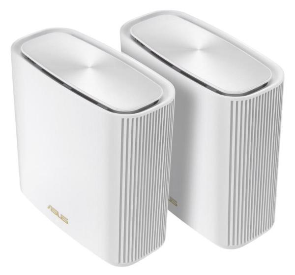 ASUS ZenWifi XT8 v2 2-pack white Wireless AX6600 Wifi 6 Tri-Band Gigabit Mesh system0