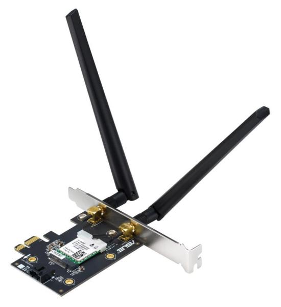 ASUS PCE-AXE5400 Wireless AXE5400 PCIe Wi-Fi 6E Adapter Card,  Bluetooth 5.22