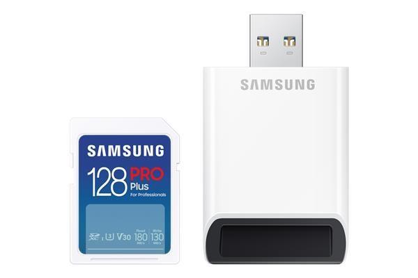 Samsung SDXC karta 128GB PRO PLUS + USB adaptér3