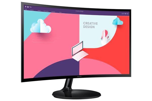 SAMSUNG MT LED LCD Monitor 24 S360C FullHD - Prohnutý 1800R,  VA,  1920x1080,  4ms, VGA, HDMI1