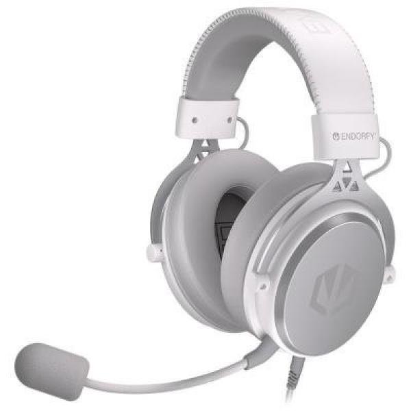 Endorfy headset VIRO Plus USB OWH / drátový / s odnímatelným mikrofonem / USB / bílý0