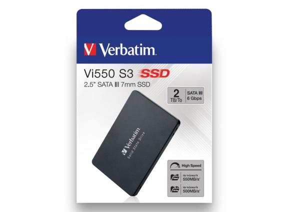 VERBATIM SSD Vi550 S3 1TB SATA III,  2.5" W 535/  R 560 MB/ s2