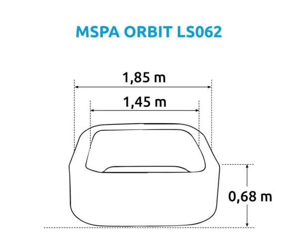Marimex Bazén vířivý MSPA Orbit Lite 610