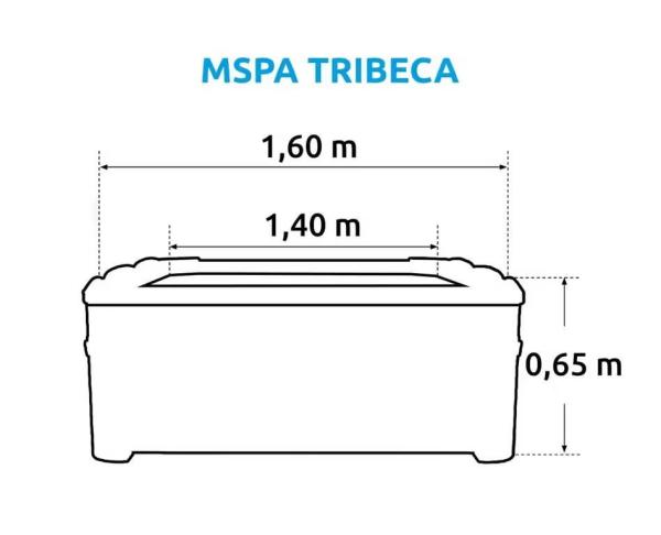 Marimex Bazén vířivý MSPA Tribeca   - MO5