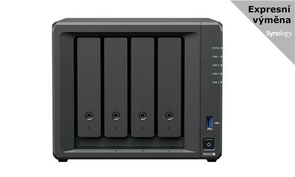 Synology DS423+ DiskStation (4C/ CeleronJ4125/ 2, 0-2, 7GHz/ 2GBRAM/ 4xSATA/ 2xM.2/ 2xUSB3.2/ 2xGbE)