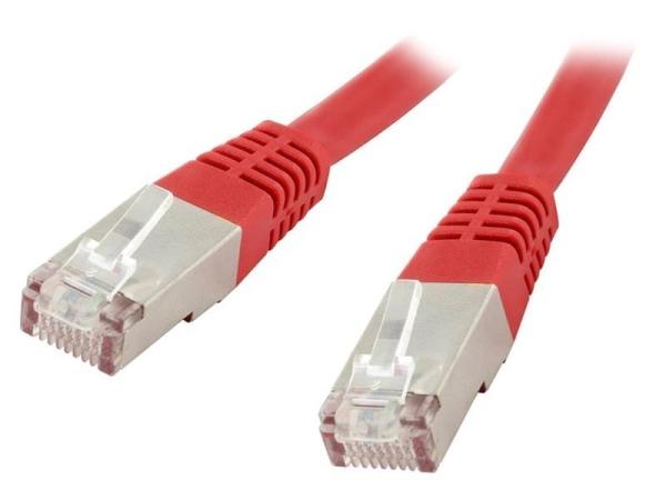 XtendLan patch kábel Cat6, FTP - 0,25m, červený (predaj po 10 ks)