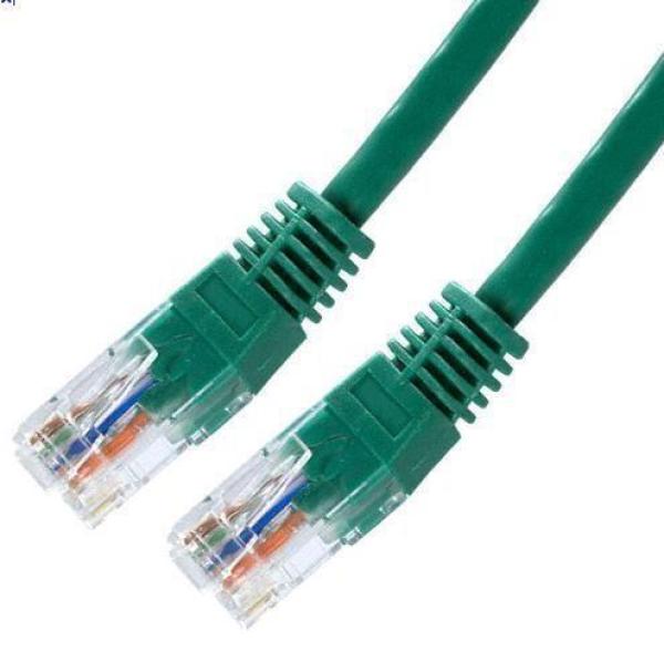 XtendLan patch kábel Cat6,  UTP - 0, 25m,  zelený (predaj po 10 ks)
