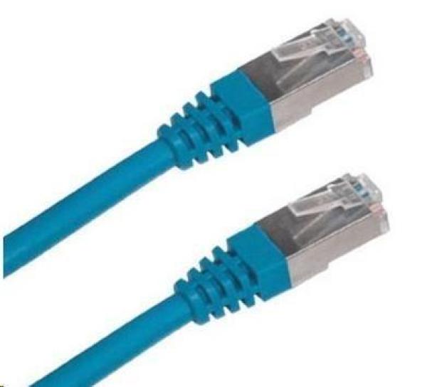 XtendLan patch kábel Cat5E,  FTP - 0, 5m,  modrý (predaj po 10 ks)