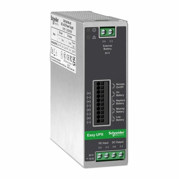 APC Easy UPS Din Rail Mount Switch Power Supply Battery Back Up 24V DC 20 A,  480W