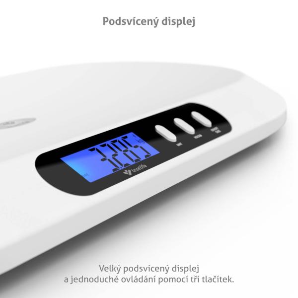 TrueLife BabyScale B5 BT - chytrá kojenecká váha3