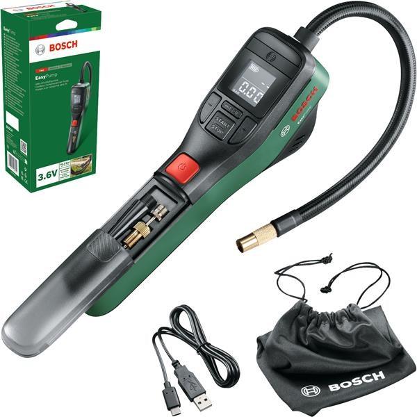 BOSCH EasyPump,  akumulátorová hustilka,  3, 6 V,  10, 30 bar,  150 psi