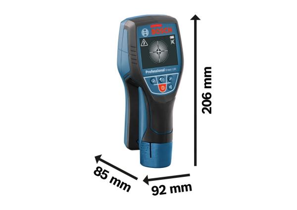 BOSCH D-tect 120,  detektor,  hloubka 120 mm,  4x baterie1