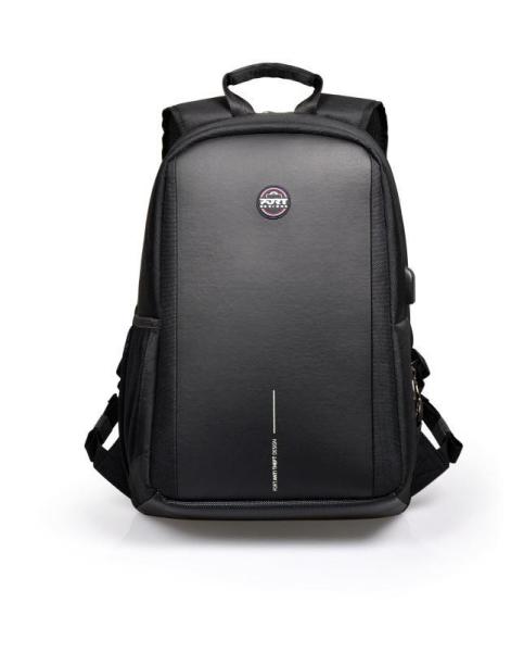 PORT batoh CHICAGO EVO na notebook 15, 6’’ a tablet 10, 1",  integrovaný USB port,  zámek zipu,  černá