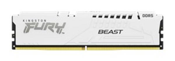 KINGSTON DIMM DDR5 16GB 5200MT/ s CL36 FURY Beast Bílá EXPO