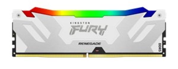 KINGSTON DIMM DDR5 16GB 6000MT/ s CL32 FURY Renegade Bílá RGB XMP