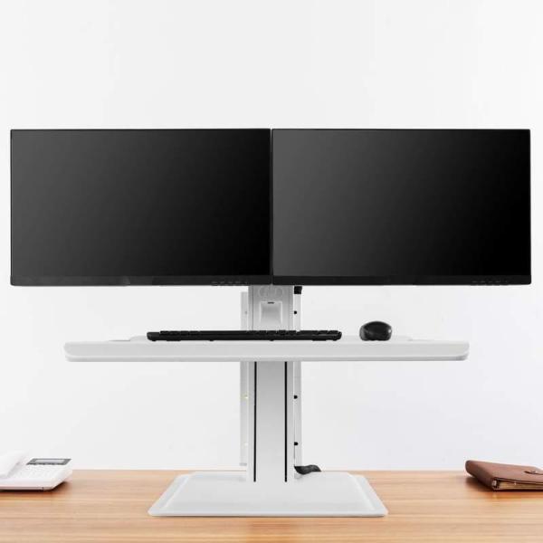 Stolní pracovní stanice pro 2 monitory Fiber Mounts ST15-2AW1