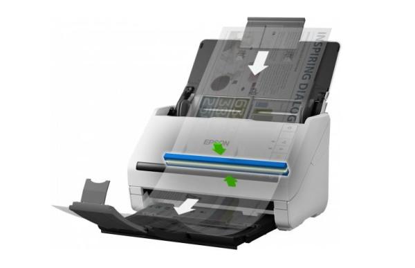 Skener EPSON WorkForce DS-530II,  A4,  USB,  600 dpi,  ADF,  3 roky záruka po reg.0