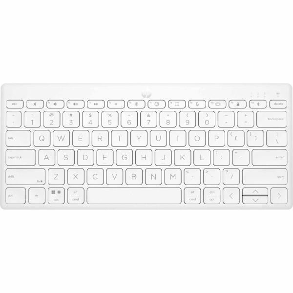 HP 350 Compact Multi-Device Keyboard White - CZ&SK lokalizace - kompaktní klávesnice BT pro více zařízení7