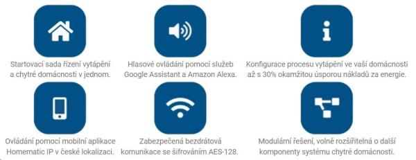 Homematic IP Rozšířená startovací sada - řízení vytápění5