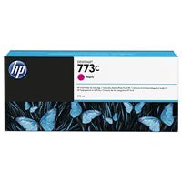 HP 773C Magenta DJ Ink Cart, 775 ml, C1Q39A